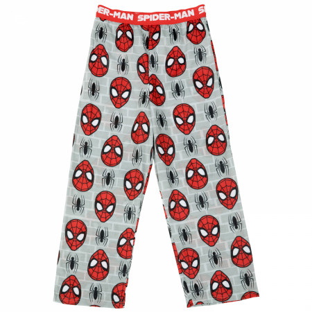 Spider-Man Mask All Over Print Youth Sleep Pants